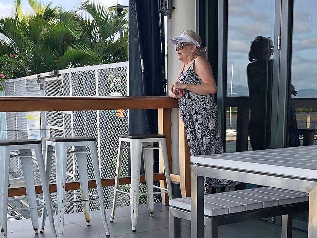 Karen Nikolic looks out over Port Denarau Marina. Picture: Mandy Squires