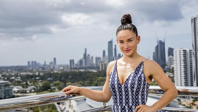 Chelsea Hackett is preparing to take on the Women of the Year awards this afternoon. Picture: Jerad Williams