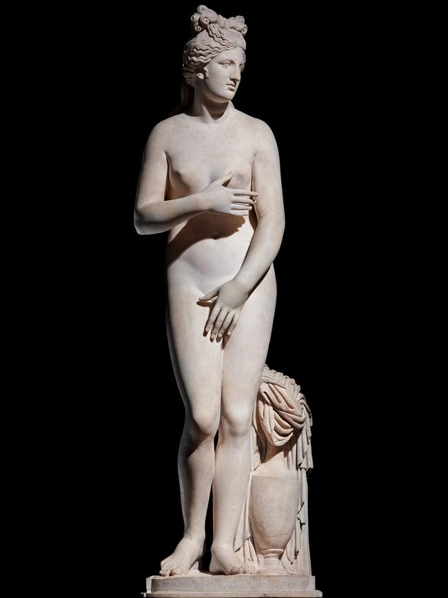 Statue of Venus. Marble. Rome, Italy, 100-150 CE. Donated by HM King William IV. Picture: Trustees of the British Museum