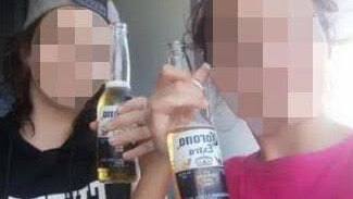 A Gold Coast teenager (blurred image to the right) who was in foster care is now living on the streets of the city - she has been introduced to teenage gangs.