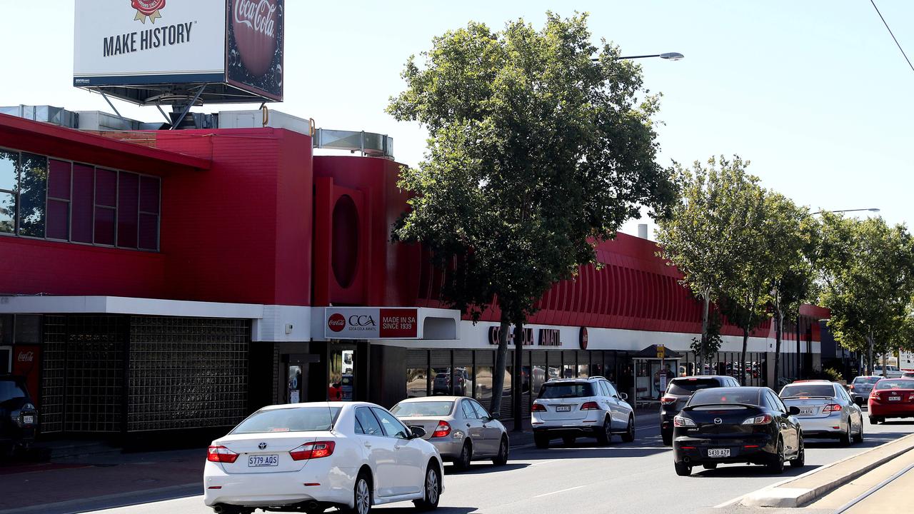 The Coca-Cola factory at Thebarton was sold last year for $37.3m. Picture: Calum Robertson