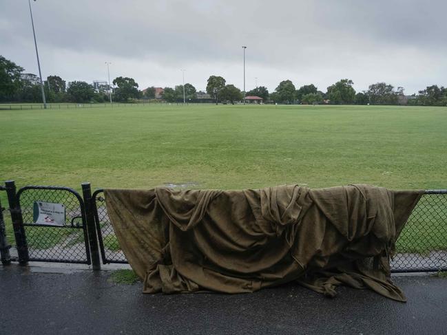 Sub-District cricket: Ormond v Plenty Valley. Heavy rain stopped the game. Picture: Valeriu Campan