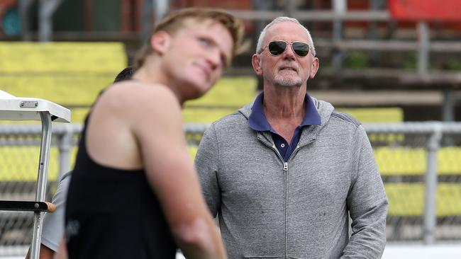 Robert Walls at Carlton training session in November last year. Picture: Michael Klein