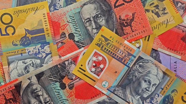 AUSTRALIA - NewsWire Photos - General view editorial generic stock photo of Australian cash money currency. Picture: NCA NewsWire / Nicholas Eagar