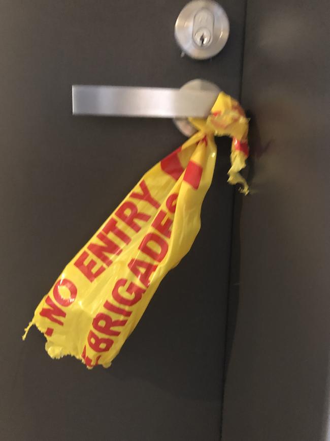 Exclusive pictures showing damage to Opal Towers Building