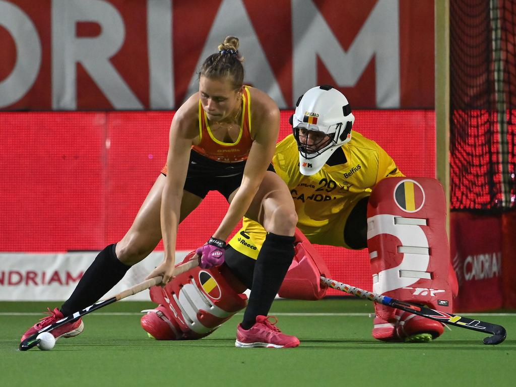 Kaitlyn Nobbs' cool head won the shootout for the Hockeyroos.