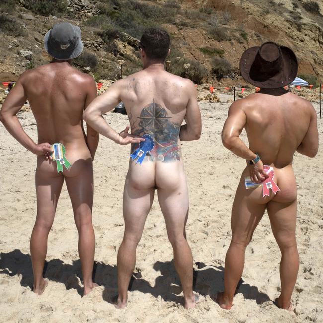 Best Bum Competition. (AAP/Emma Brasier)