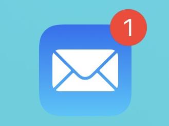 An iphone gmail inbox message.