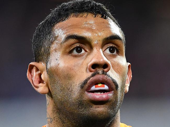 MELBOURNE, AUSTRALIA - SEPTEMBER 14: Josh Addo-Carr of the Storm looks on during the NRL Qualifying Final match between the Melbourne Storm and the Canberra Raiders at AAMI Park on September 14, 2019 in Melbourne, Australia. (Photo by Quinn Rooney/Getty Images)