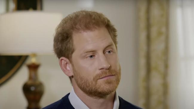 Prince Harry has unleashed on his brother, sister-in-law and stepmother in a series of television interviews. Picture: ITV