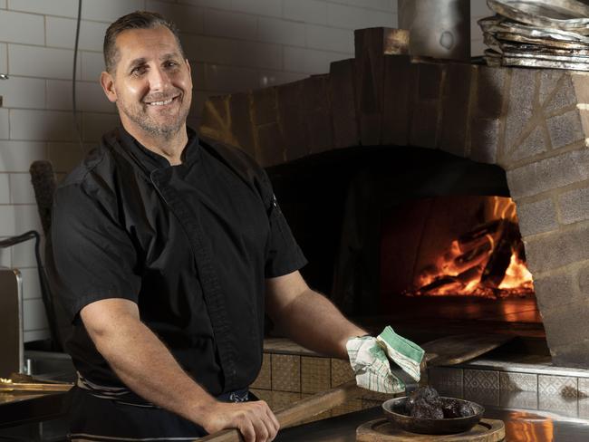 Owner and head chef Attila Yilmaz preparing one of his dishes. Picture: Matthew Vasilescu