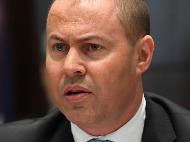 Australian Treasurer Josh Frydenberg addresses state treasurers ahead of a COAG meeting at the Commonwealth Parliamentary Offices in Melbourne, Wednesday, October 3, 2018. Josh Frydenberg has met with his state and territory counterparts to discuss GST and other matters. (AAP Image/James Ross) NO ARCHIVING