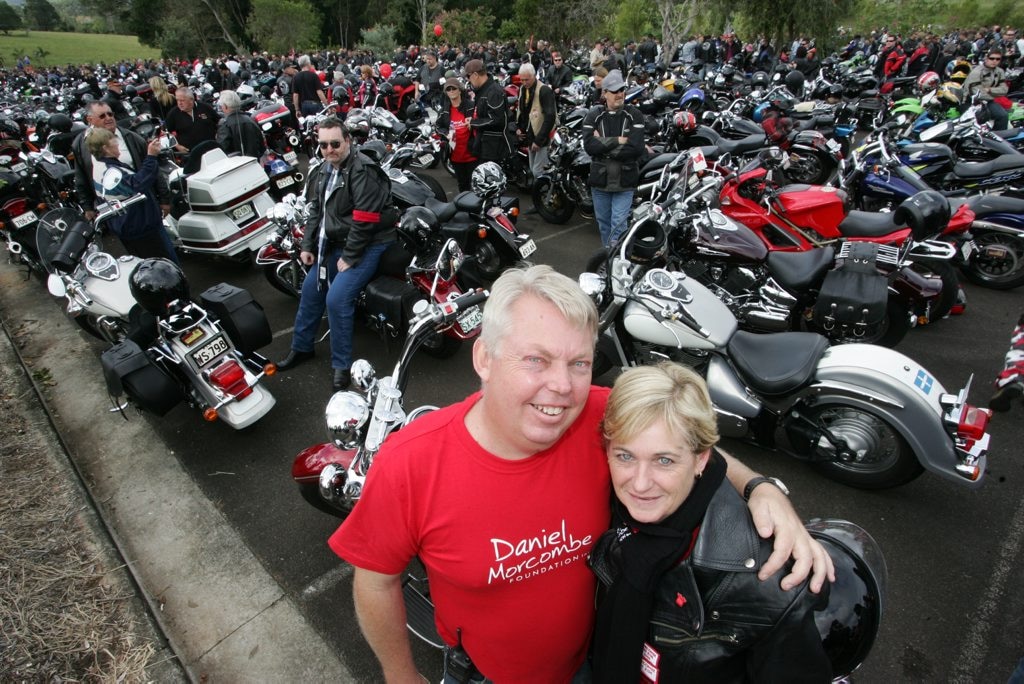 Thousands of bikers turned out for the Ride for Daniel on June 8, 2008. This was the fourth year the annual ride in honor of Daniel Morcombe was held which started at the Big Pineapple and finished at the Ettamogah Pub. Picture: Chris McCormack