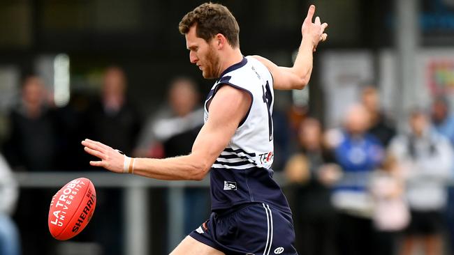 Peter McEvoy kicked six goals for Bundoora. Picture: Josh Chadwick