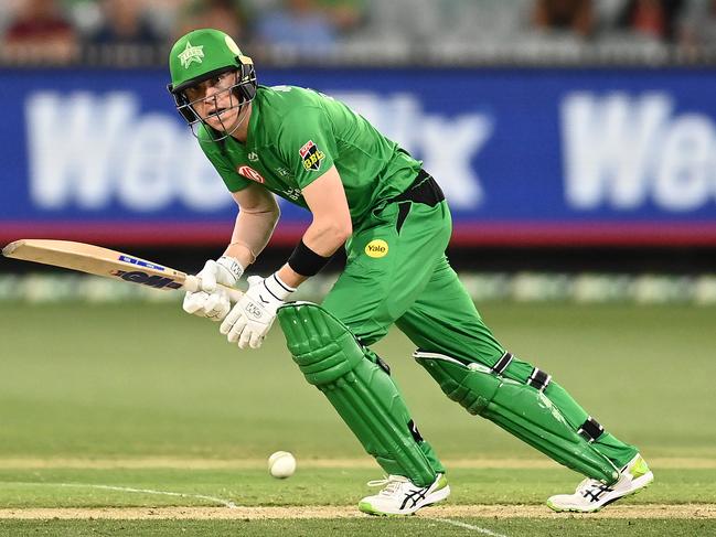 Nick Larkin of the Stars dominated with the bat to see his City Cyclones outfit climb into the T20 Strike League final. Photo: Quinn Rooney/Getty Images