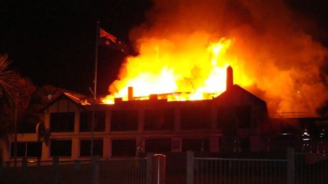 The historic Isle of Wight Hotel was destroyed in a 2010 fire. Picture: David Gearing.