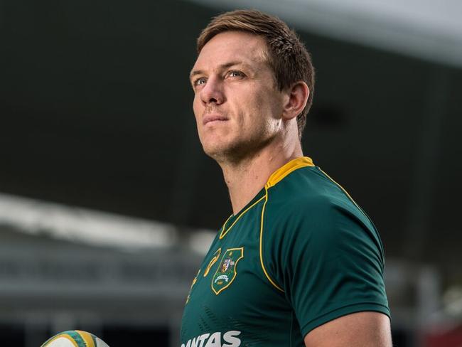 Wallabies winger Dane Haylett-Petty has set his sights on the 2019 World Cup with the Wallabies. Photo by Stuart Walmsley, ARU Media.