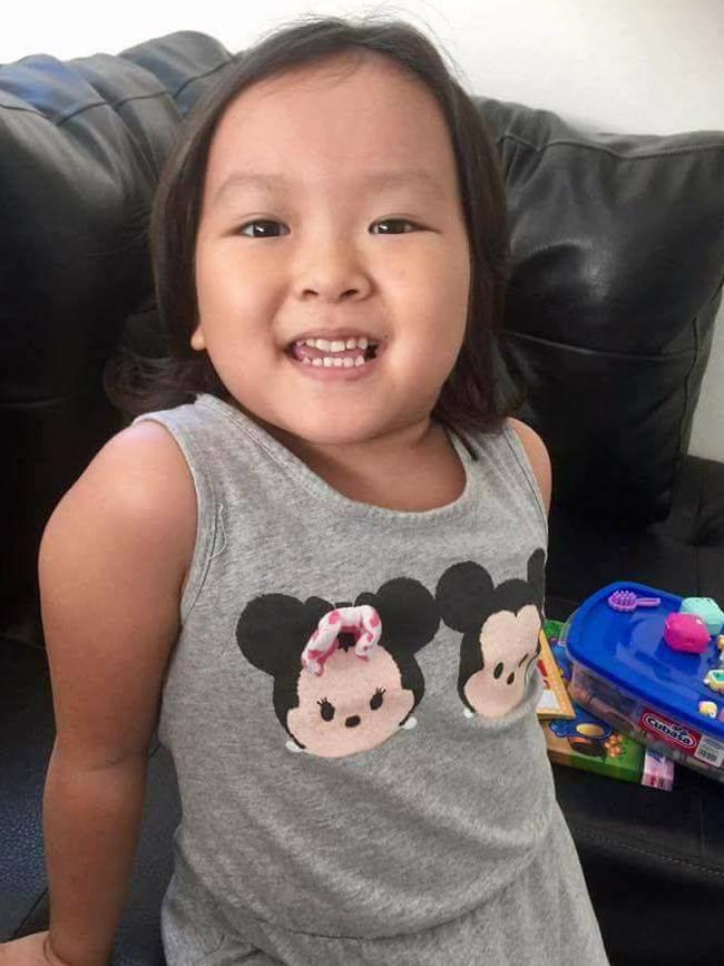 Annabelle Nguyen, 4, from Perth is one of 40 children being worked on in Mexico. Picture: Supplied