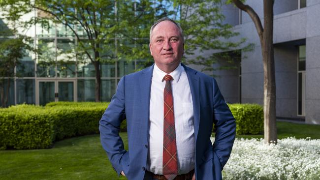 Barnaby Joyce at Parliament House, Canberra. Picture: NCA NewsWire / Martin Ollman