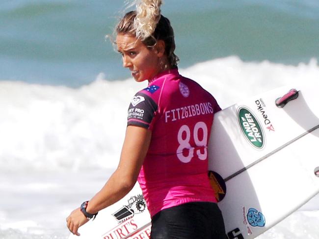 Sally Fitzgibbons is sitting eighth so far in 2018. Pic: Nigel Hallett