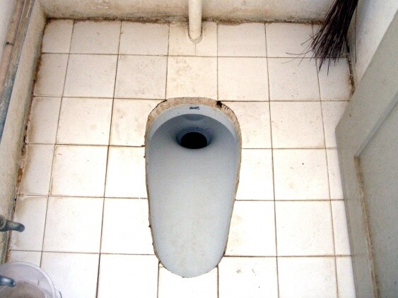 A typical squat toilet in India. Picture: Thinkstock