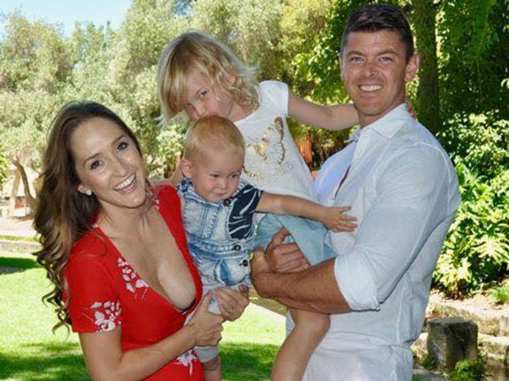 Stacey and Ryan were both career-driven and devoted parents before their health nightmare began. Picture: Supplied