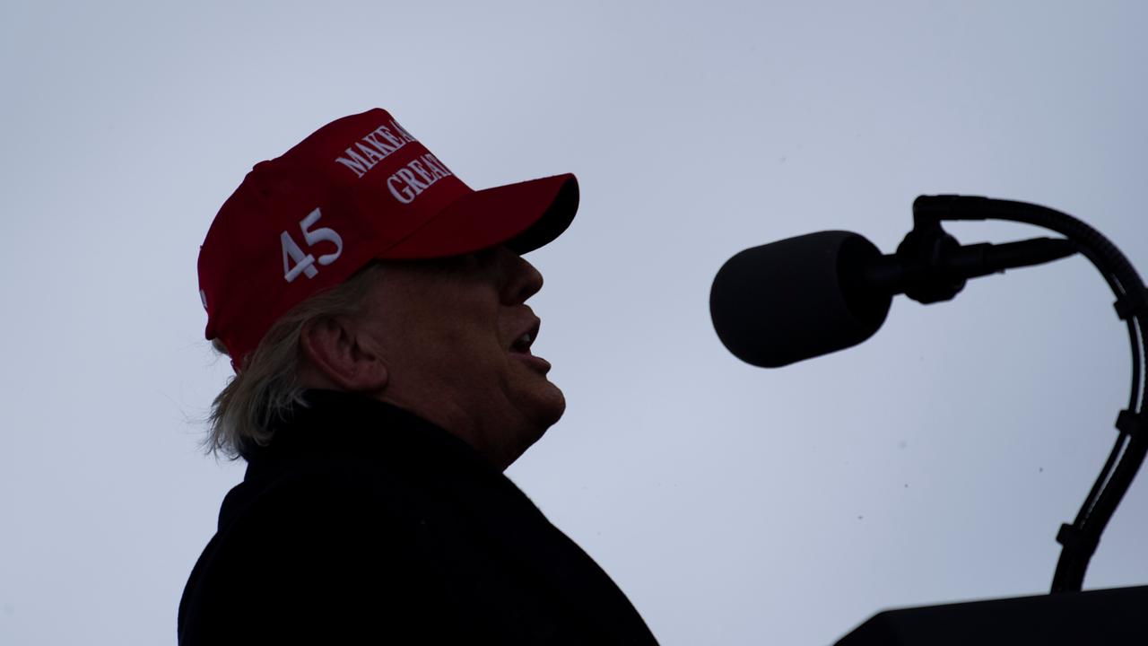 Donald Trump is planning to ‘declare premature victory’ on election night if looks as though he is ahead. Picture: Brendan Smialowski/AFP