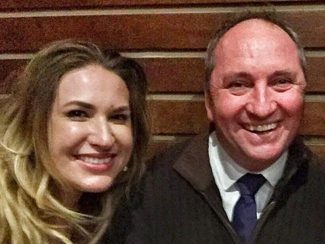 Vikki Campion with Barnaby Joyce.