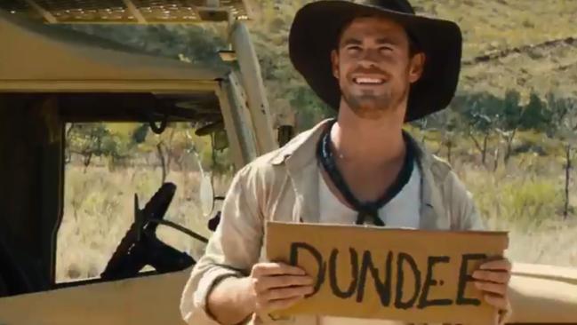 The NT’s Chris Hemsworth appears in the new Dundee project.