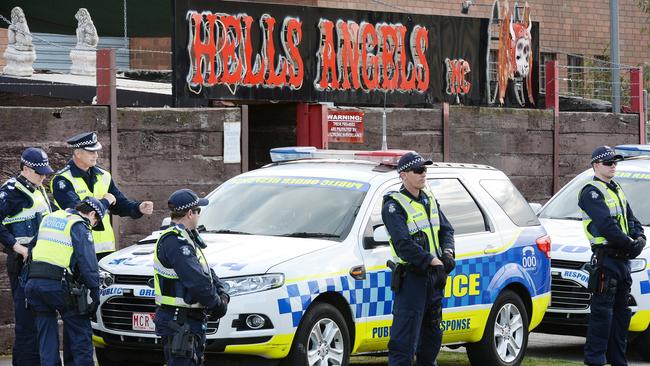 Hells Angels headquarters raided. Hells Angels clubhouse – Lipton Drive, Thomastown.