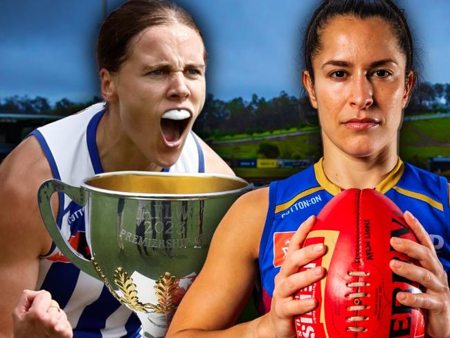 Ally Anderson Jasmine Garner AFLW grand final