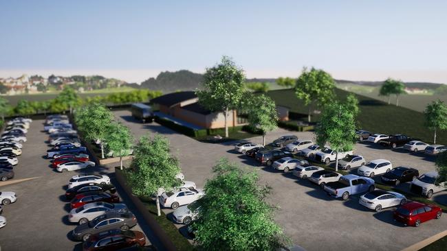 An artist's impression of the proposed Plymouth Brethren Christian Church’s Lysterfield development.