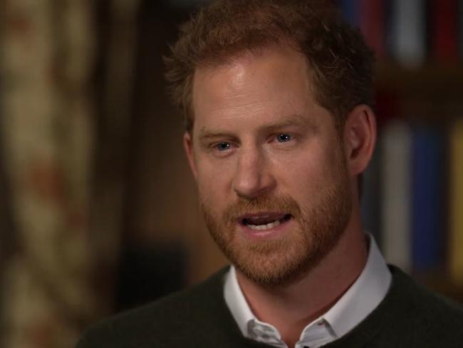 Prince Harry has not held back on details in his memoir Spare. Picture: CBS