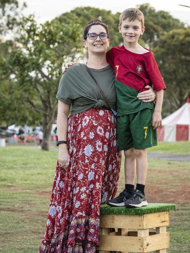 Paula and Liam van den Hondel at the Toowoomba Royal Show, Friday, March 31, 2023. Picture: Kevin Farmer