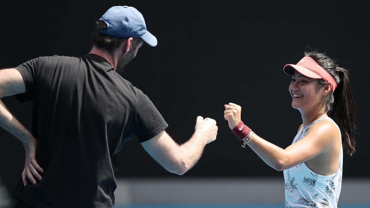 Emma Raducanu changed coaches to Torben Beltz after her US Open victory. Picture: Getty Images