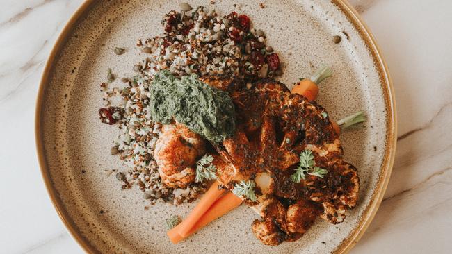 Cauliflower steak. Picture: Supplied.