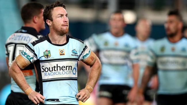 James Maloney joined the Sharks from the Roosters. Picture: Gregg Porteous