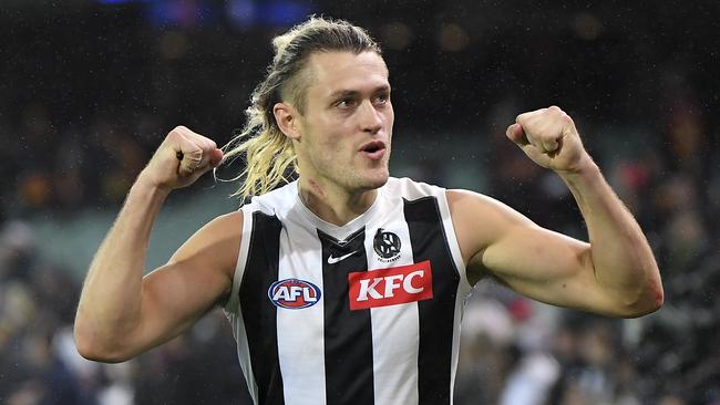 Darcy Moore was immense in the dying stages. Picture: Mark Brake/Getty Images