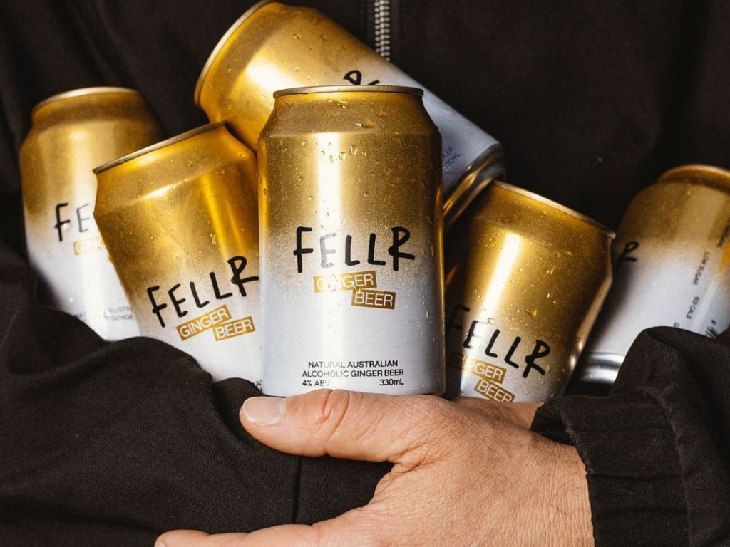 FELLR’s latest offering is their new 4% ABV Ginger Beer. Picture: Instagram @drinkfellr