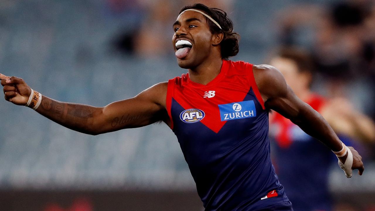 Kysaiah Pickett was back in form with three goals. Picture: AFL Photos via Getty Images