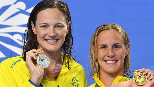 cate and Bronte Campbell are looking forward to their move south. Picture: AAP.