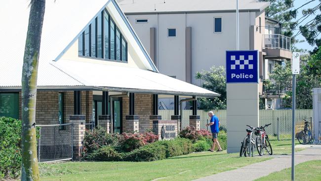 The Palm Beach Police Station, outside which Peter Francis Cassidy, 39, dumped his stolen wheels. Picture: Glenn Campbell