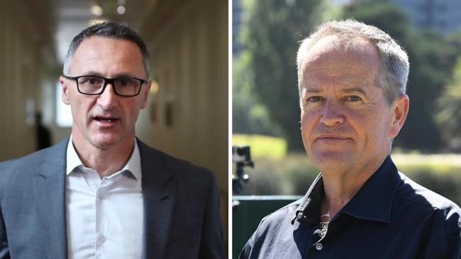 Greens leader Richard Di Natale and Labor leader Bill Shorten are at odds over an Australia Day date change.