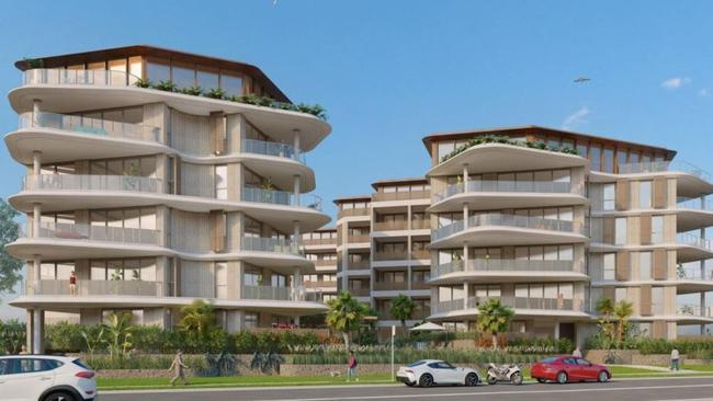 The proposed six-storey apartment complex for Beach Rd, Batemans Bay, has a staggering price tag of $31m.