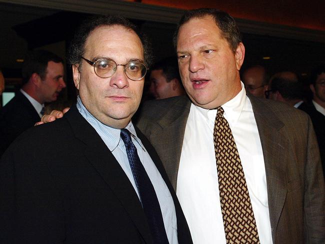 Brothers Bob (left) and Harvey Weinstein founded The Weinstein Company in 2005. Picture: Supplied