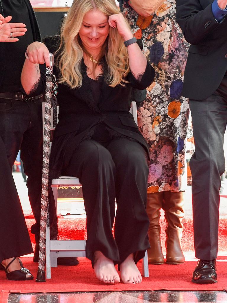 The actress in 2022 when she received a star on the Hollywood Walk of Fame. Picture: Valerie Macon/AFP