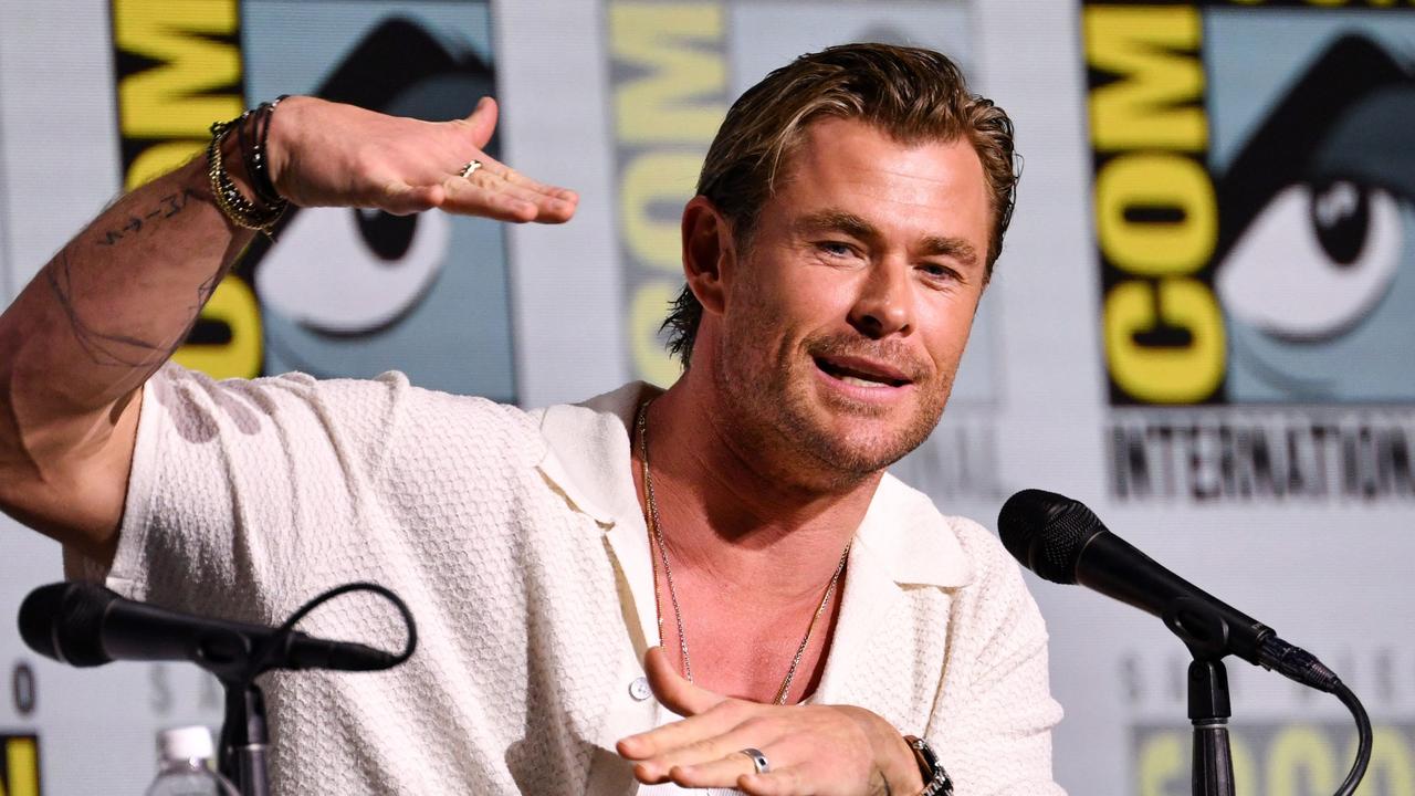 Fake video of Australian actor Chris Hemsworth was used as part of an investment scam. Picture: Chris Delmas / AFP