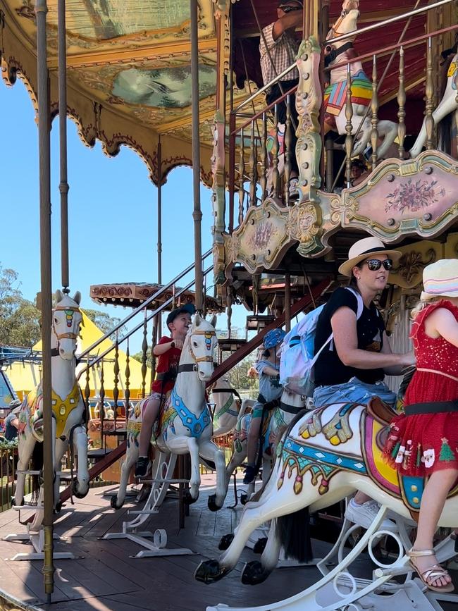 Parents and kids had a blast on the many rides at the festival. Picture: Tileah Dobson