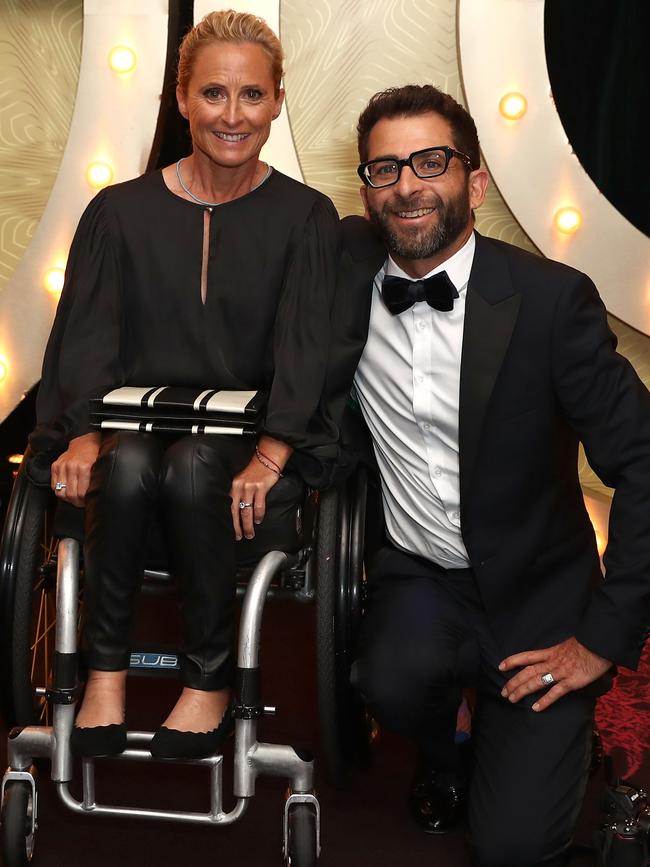 Sam Bloom and her husband Cameron at the GQ Australia Men of The Year Awards. Picture: Mark Metcalfe/Getty