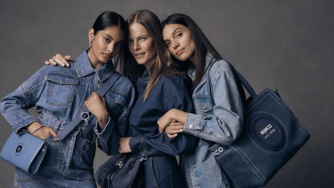 A Mimco campaign featuring Vi, Emma Balfour and Charlee Fraser. Picture: Supplied